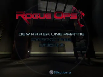 Rogue Ops screen shot title